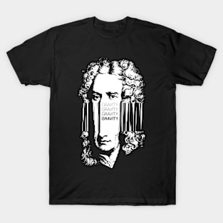 Cool Physics Gifts Isaac Newton Gravity T-Shirt